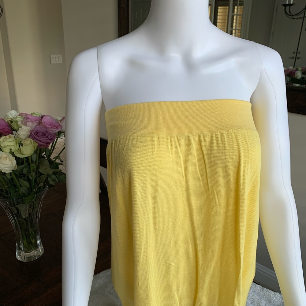 Yellow Long Tube Top